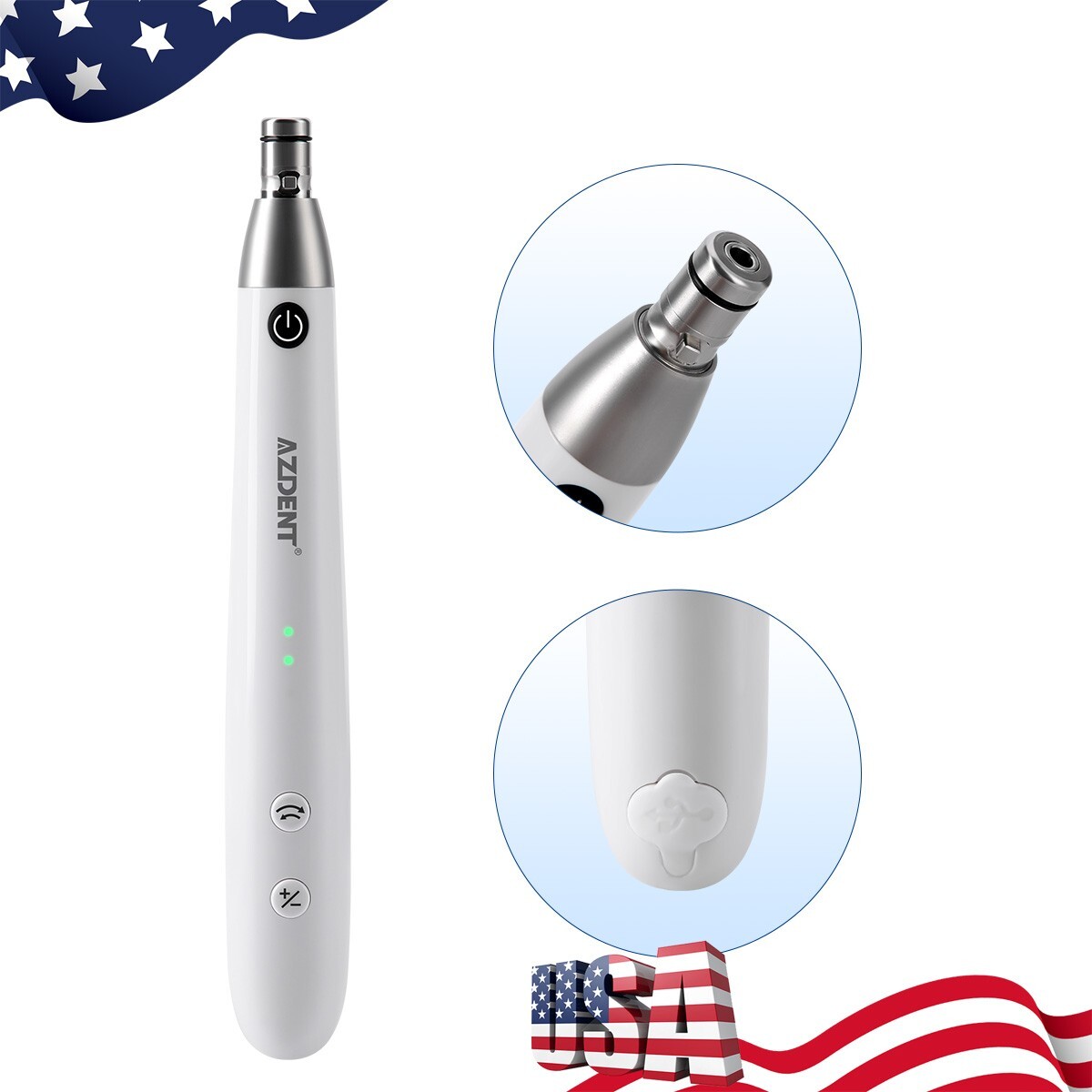 Dental Hygiene Prophy Handpiece 360° Swivel/Air Motor 4H/Air Flow Teeth Polisher