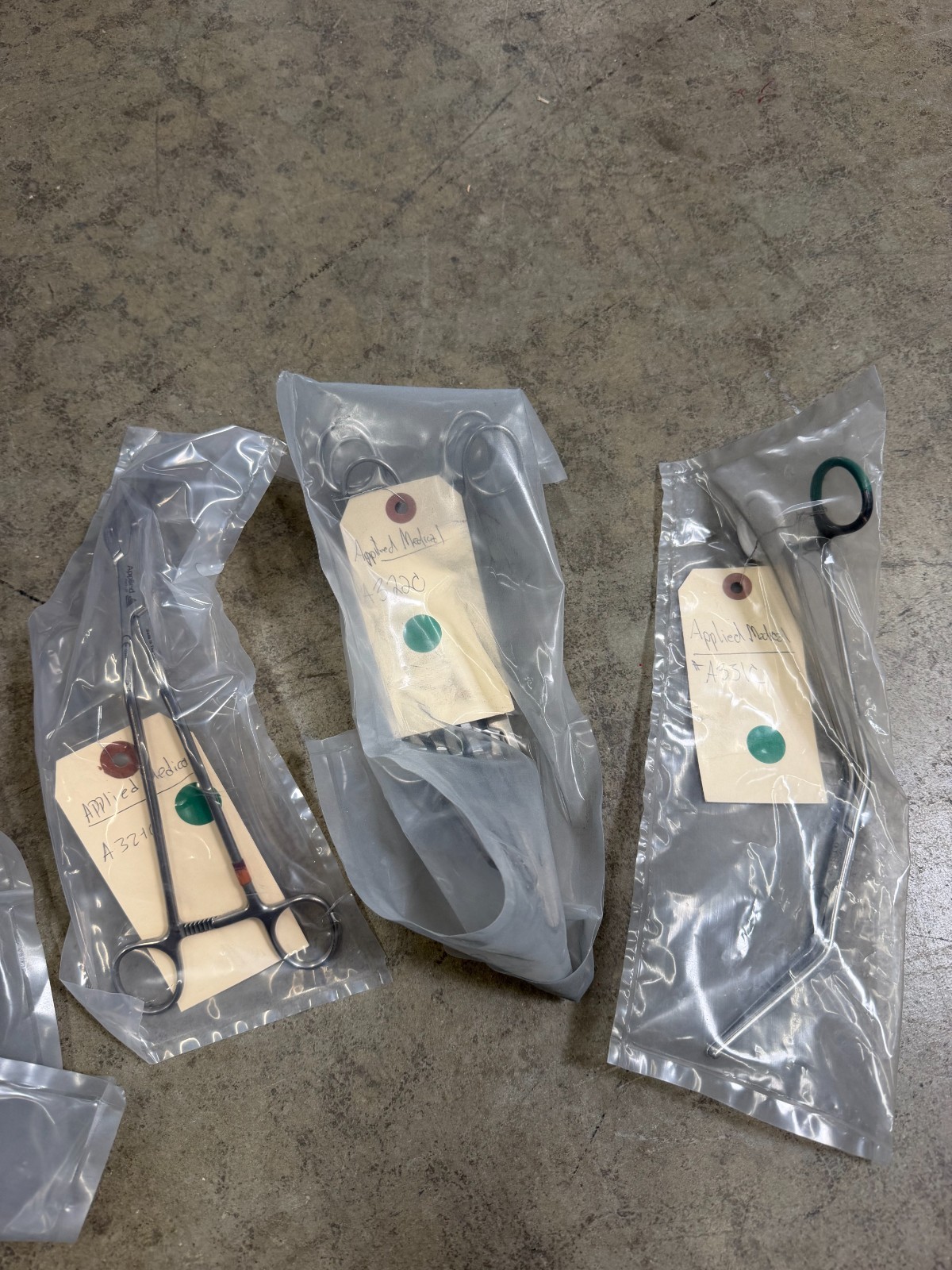 Applied Medical stainless steel assorted instruments