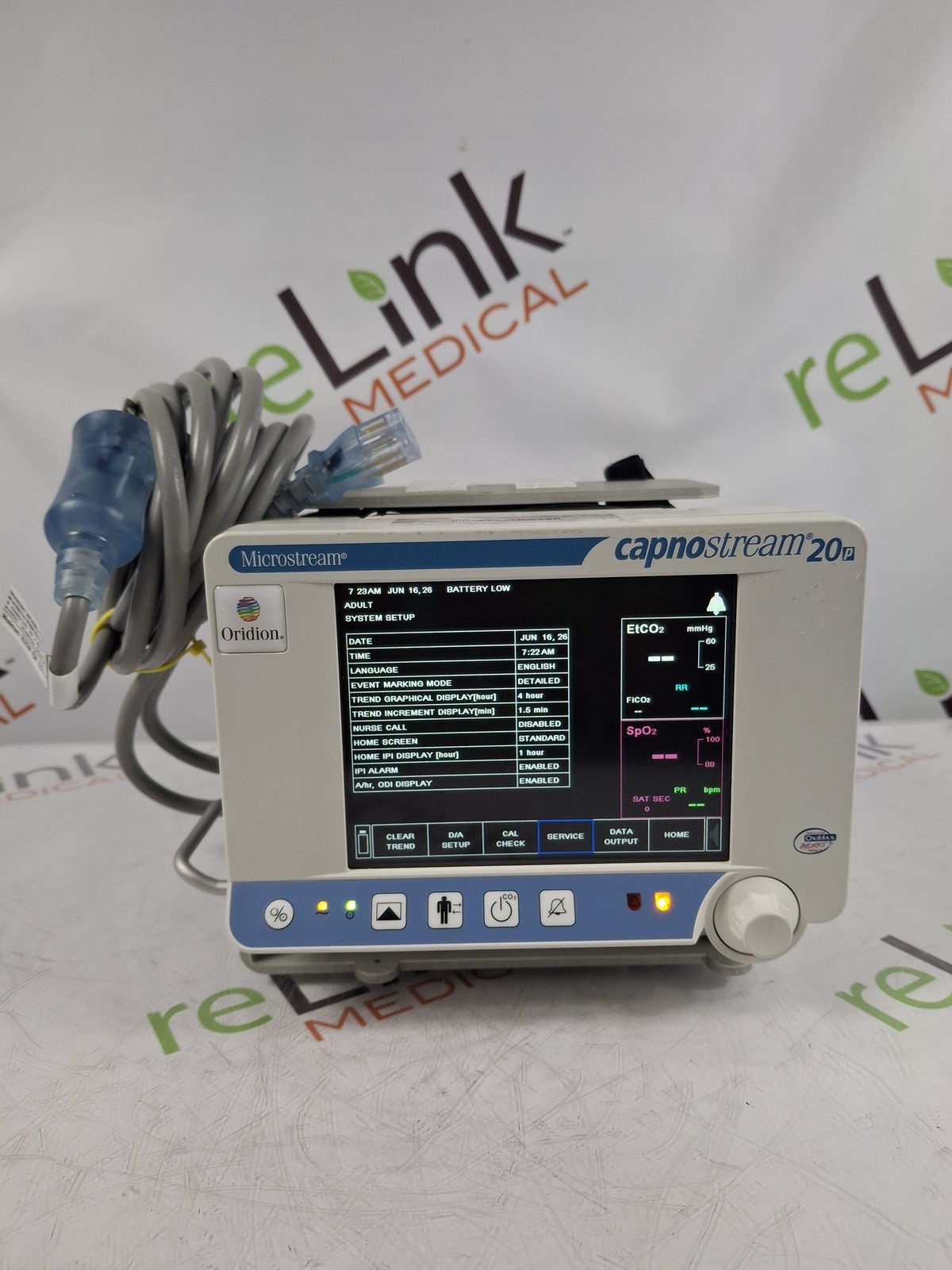 Oridion Capnostream 20P Capnography Monitor
