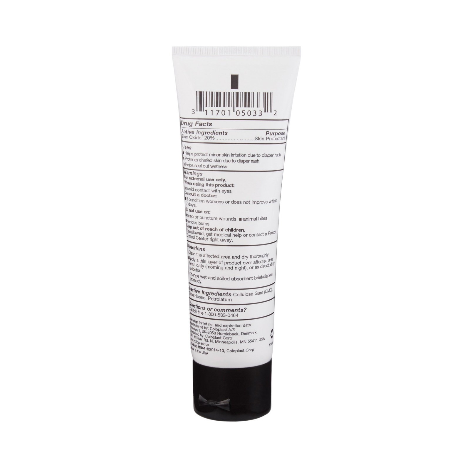 Critic-Aid® Skin Protectant Thick Moisture Barrier Paste, 2.5-ounce tube