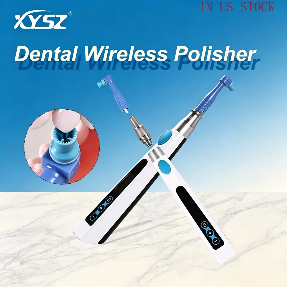 Dental Cordless Electric Hygiene Prophy Handpiece 360° Swivel Polishing Angles