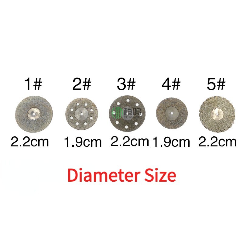20Pcs Dental Emery Gypsum Sub-Mold Slice Separat Disc Ultra-ThinDouble-SidedSand