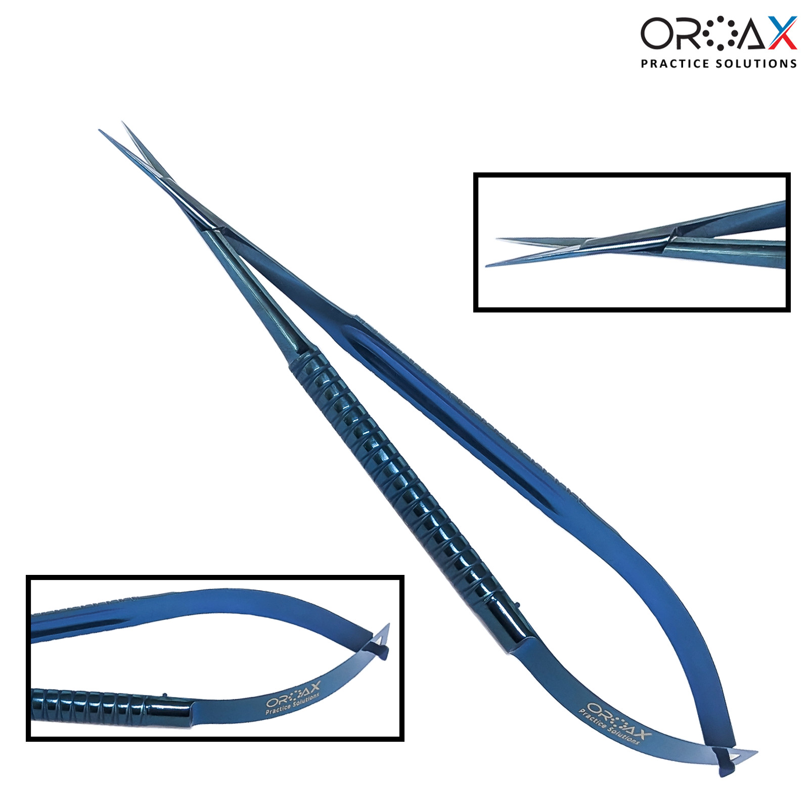 Dental Surgical Castroviejo Micro Scissor TC 17cm Straight – Suture Removal Tool