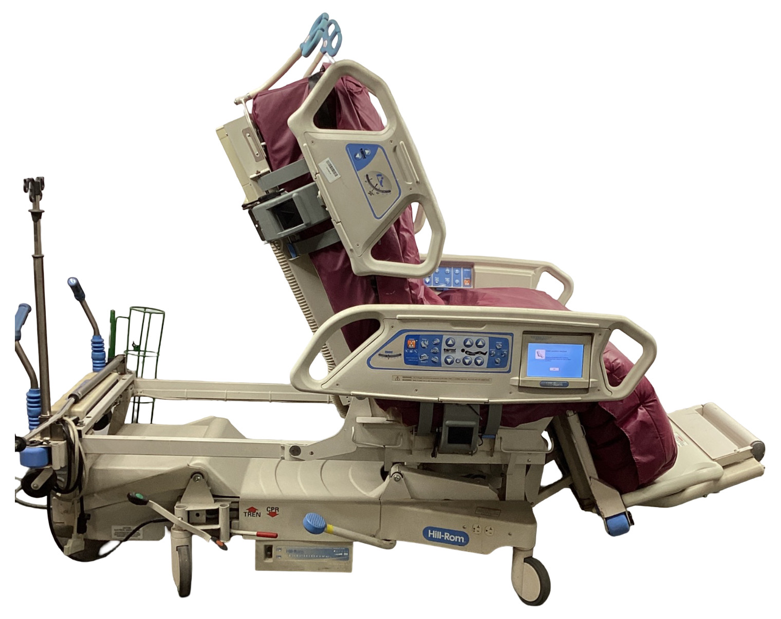 HILL ROM P1900 TOTALCARE SPO2RT BED W/ 3 MODULES
