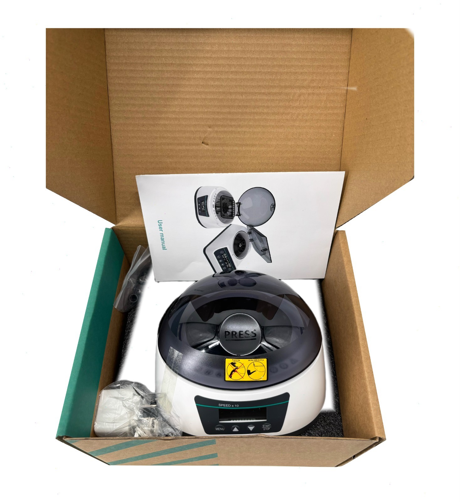 Lab Mini Centrifuge with Max Rotation Speed 7000rpm 0.2/0.5/1.5/2ml Micro Tube*1