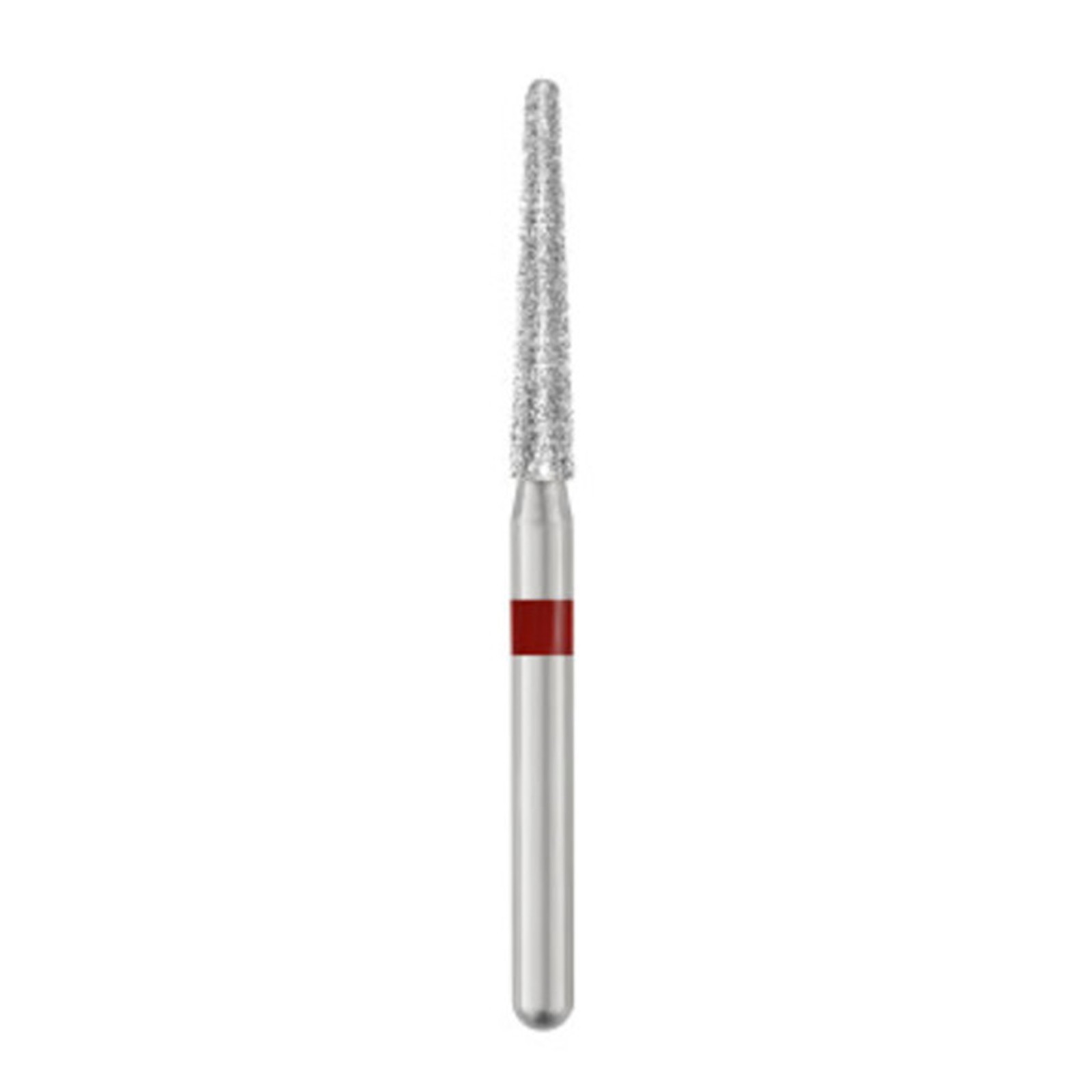 Dental Diamond Burs Round End Taper 850/016F Fine Grit Red FG High Speed