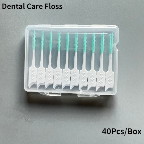 10 Boxes Dental Care Floss, Tooth Picks ,Interdental Sticks,Clean Brush 400Pcs