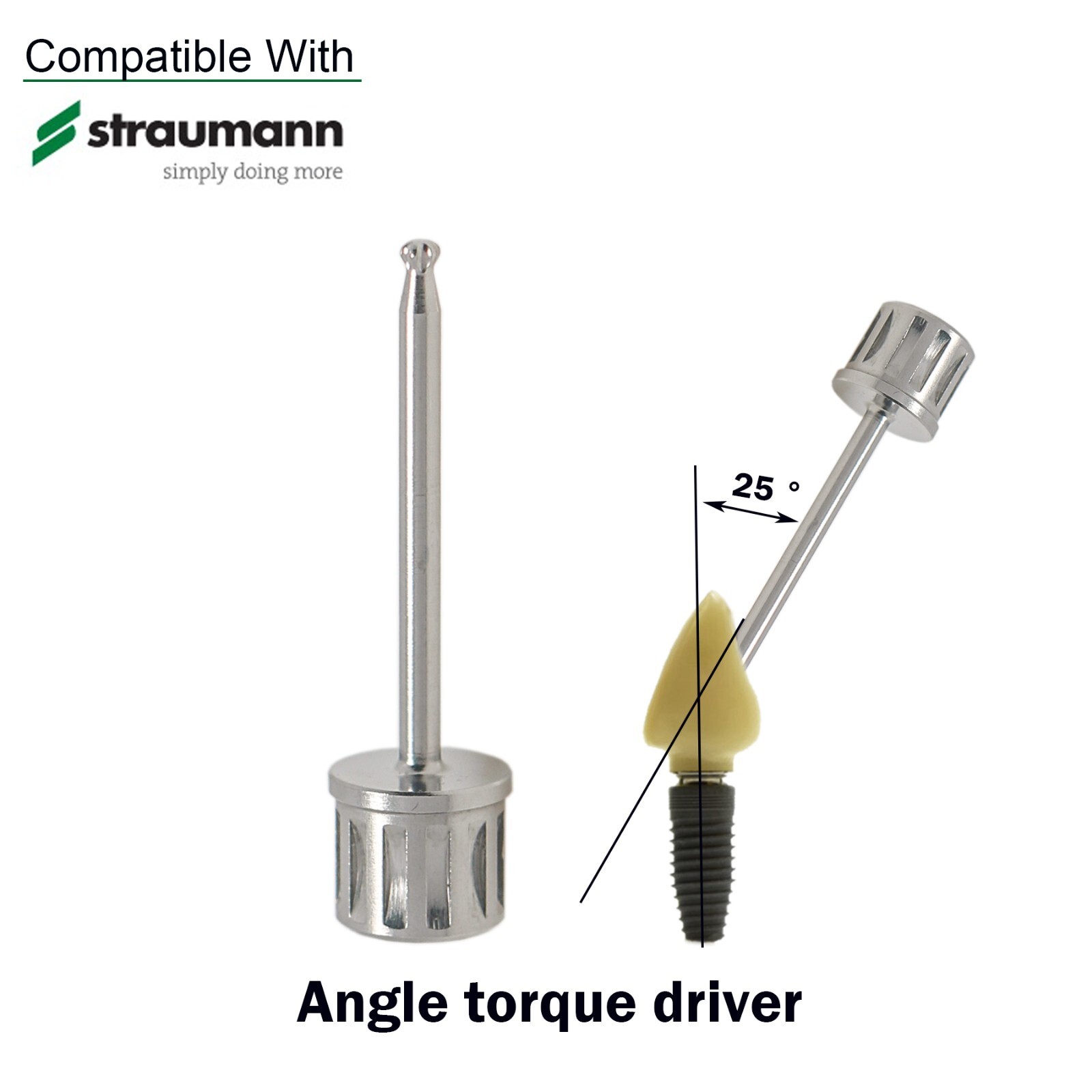 25 Angled Torque Driver For ITI Straumann Implant Tool Restoration Dental