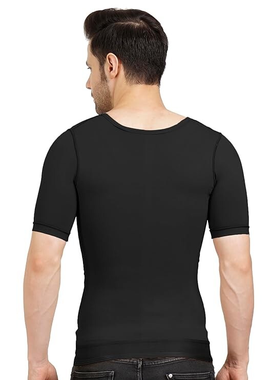 Gynecomastia Medical Compression Vest with Short Sleeve || MODERATE COMPRESSION