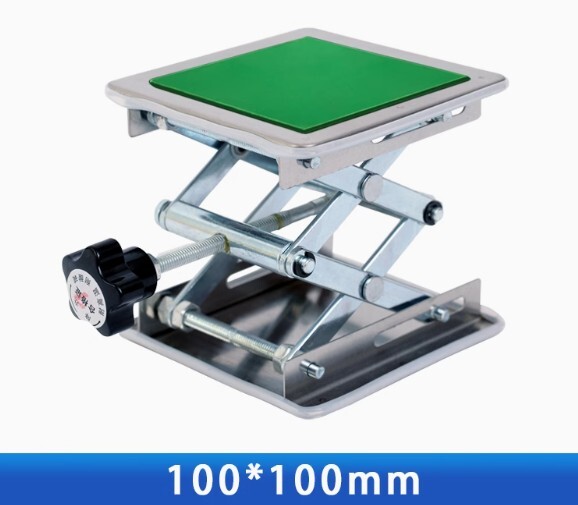 Laboratory stainless steel lifting platform 100 * 100 Load bearing 5kg