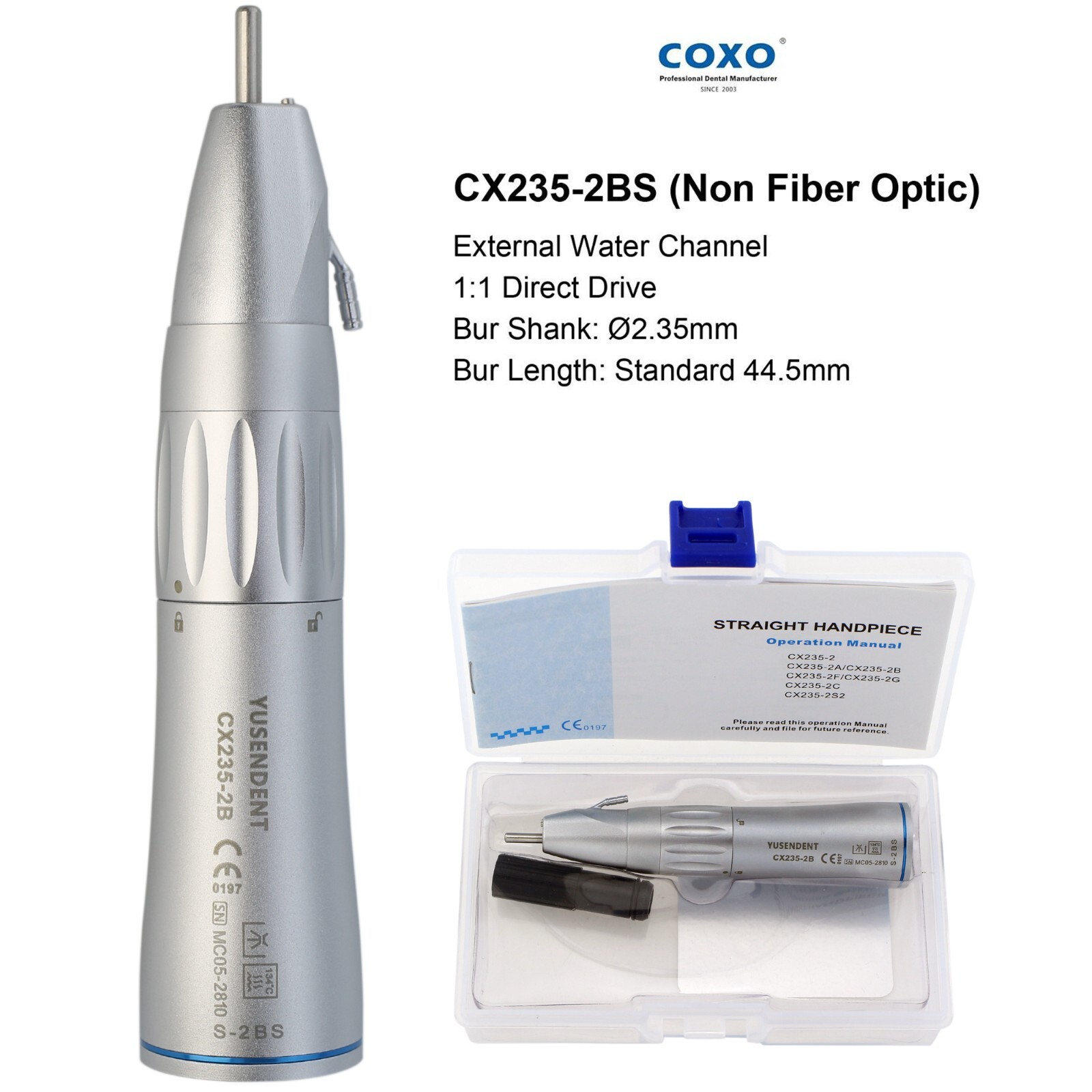 COXO Dental Surgical Handpiece 1:2 Oral Surgery 20° Straight 1:1 2S 2BS 2CS NSK