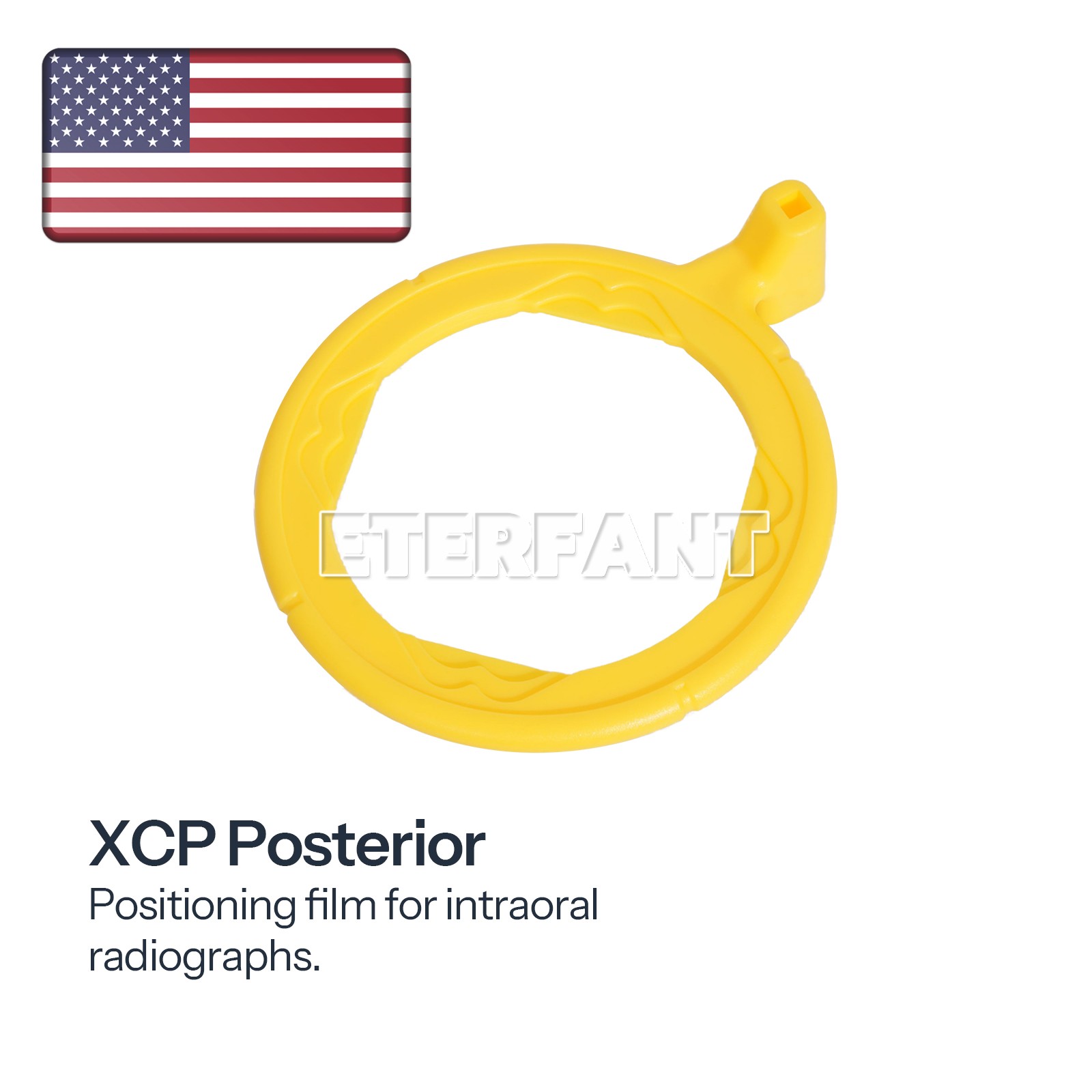 5XDental X-Ray XCP-DS Fit Anterior/Bite wing/Posterior ring for Film/Plates US
