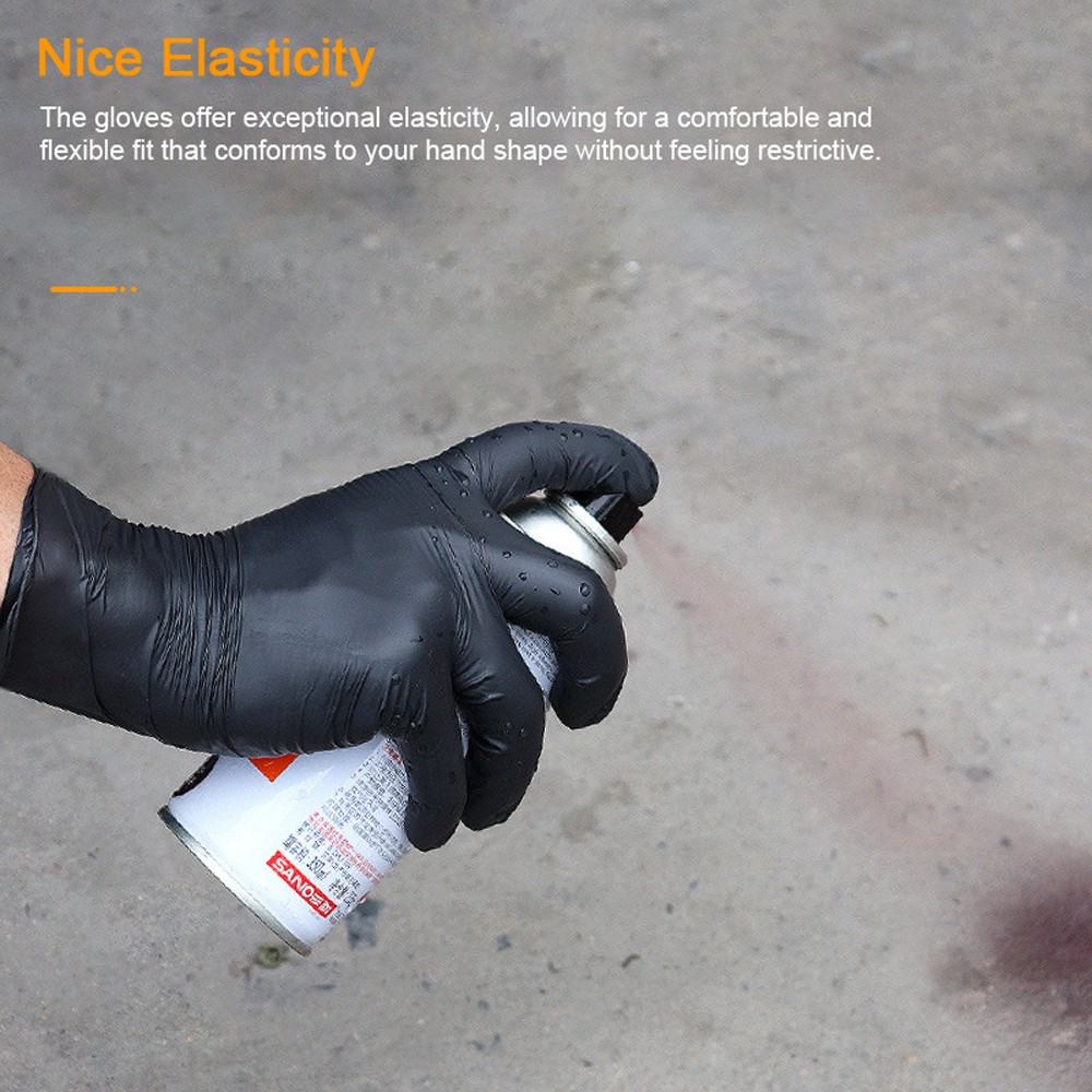 100pcs Disposable Nitrile Latex-Free Powder-Free Daily Protecting DBXW