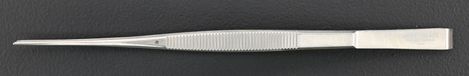 Jarit 130-405 Cushing Tissue Forceps, Straight Bayonet, 1×2 Teeth, 181mm