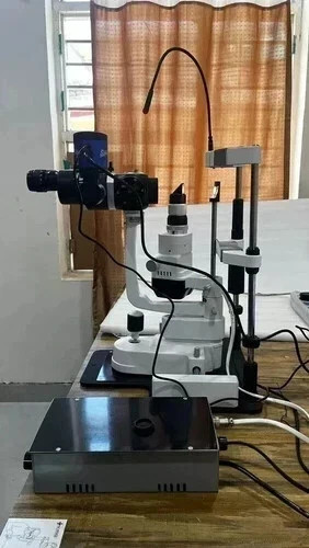 Zeiss-Type 5-Step Slit Lamp with HD Camera and LED Ophthalmic Equipment 110v