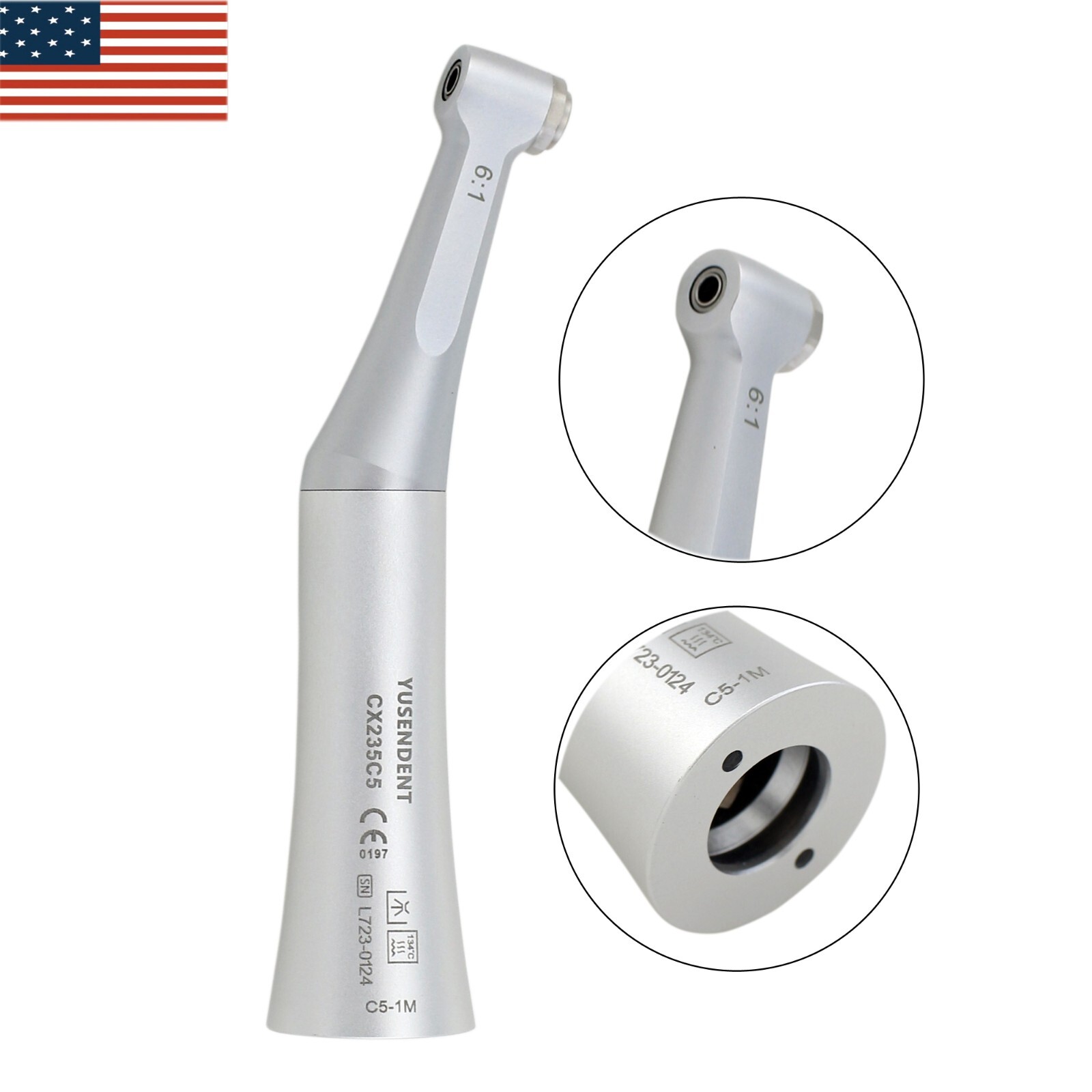 COXO Dental 6:1 Endo Contra Angle Handpiece Mini fit WaVe One Endo Motor E type