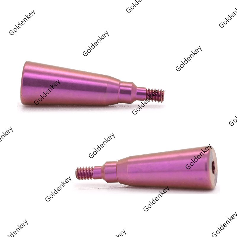 10Pcs Healing Abutment Cap RC NC Titanium Fit Straumann ITI Regular Narrow Cross