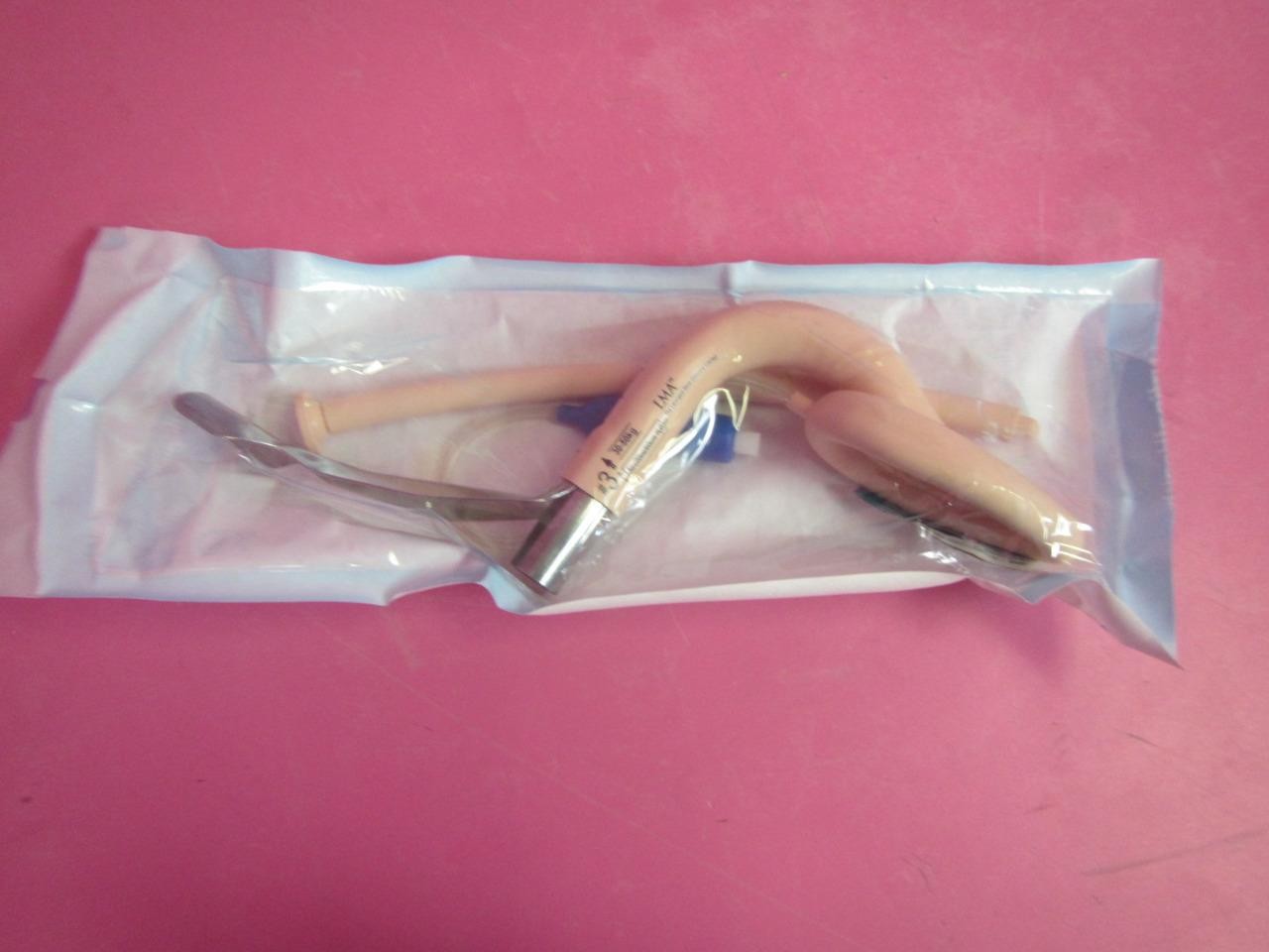 LMA Fastrach #3 Laryngeal Mask & Stabilizer Rod Autoclavable Airway Intubation