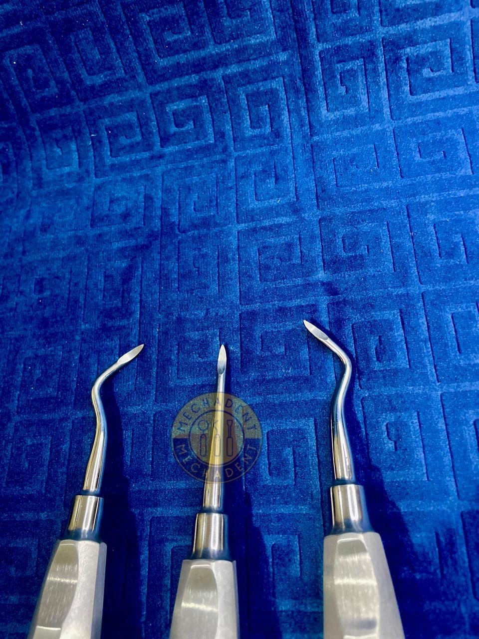 3 Pcs Dental Root Elevators HEIDBRINK Oral Surgery PDL Luxating Elevator