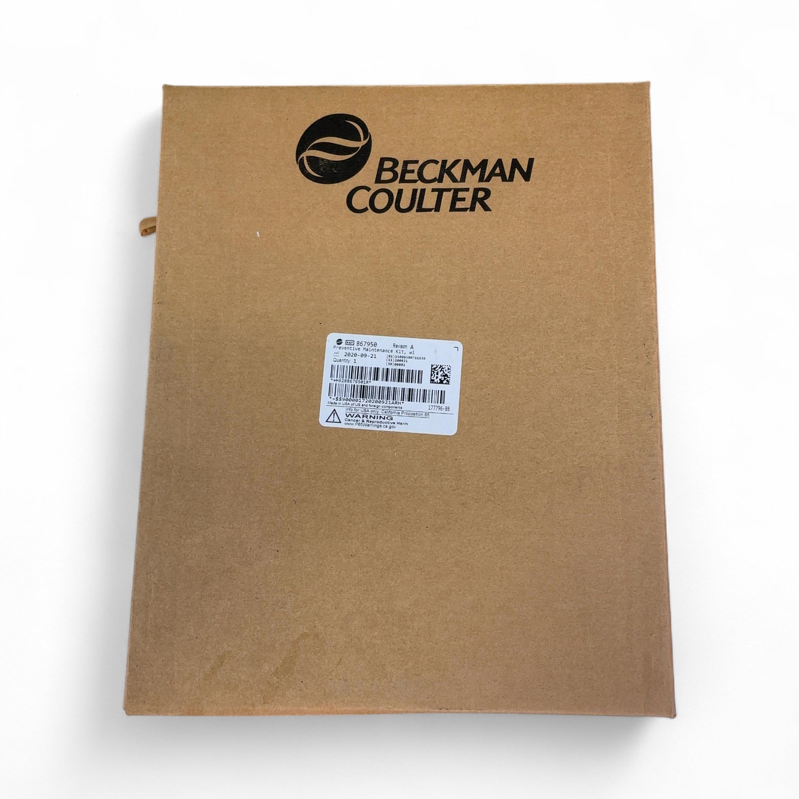 BECKMAN COULTER Preventative Maintenance Kit B67950 Lab Parts & Accessories