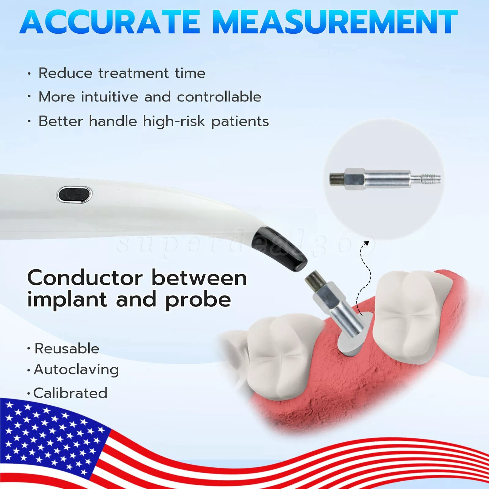 DENTAL NEW OSSEO ISQ IMPLANT STABILITY METER USA FAST SHIPPING po