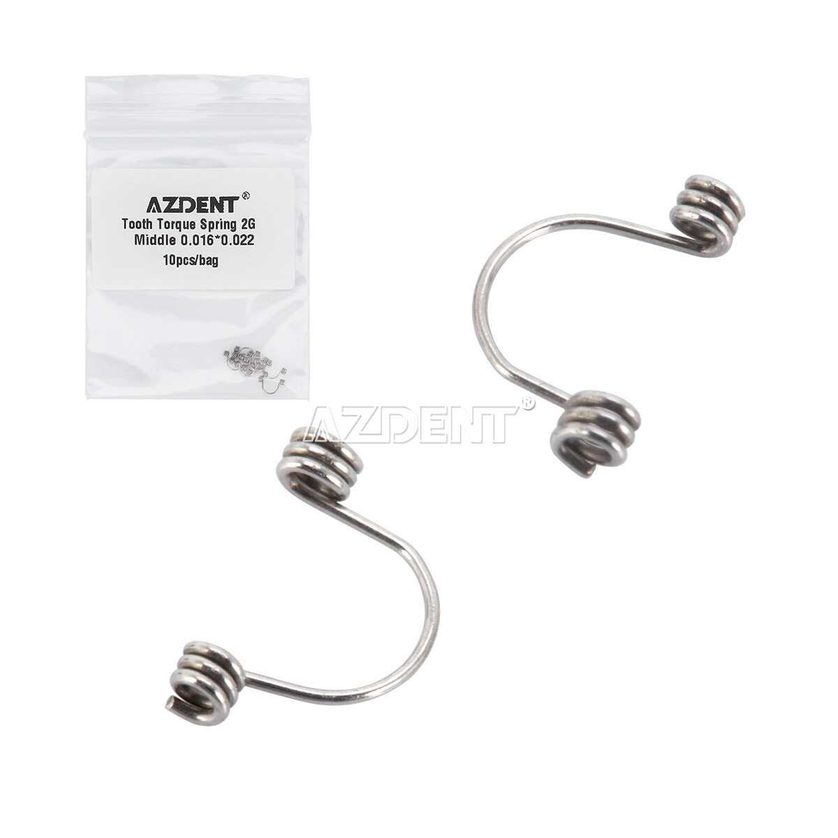 Dental Ortho Rectangular Diente anterior Torque Pequeño / Medio /Grande Resortes