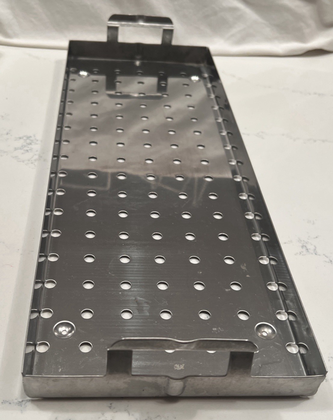 Stainless Steel Instrument Sterilization Autoclave Tray 17 5/8” L x 6 1/2” W x 1