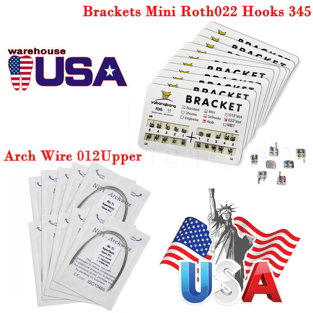 Dental Orthodontics Brackets Braces /Supper Elastic Niti Round Arch Wires SA