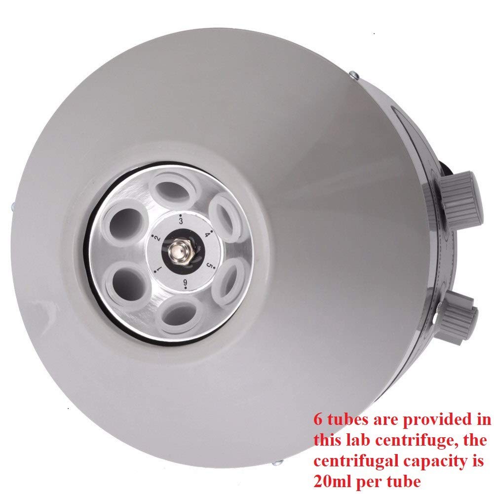 Portable Centrifuge Machine Desktop Lab Centrifuge 4000RPM w/Timer Speed Control