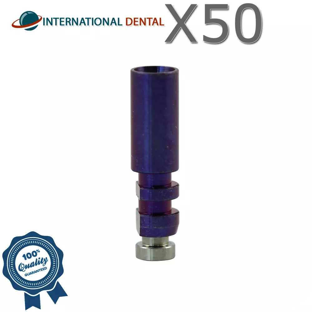 50 Dental Lab Fixture Titanium Digital Analog N0bel Active 3.5 NP Compatible