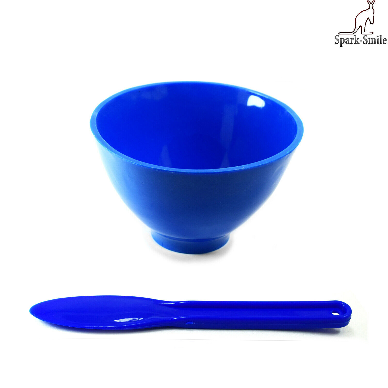Dental Mixing Bowl Silicon With Plastic Spoon Alginate Flexible Mixing Medical