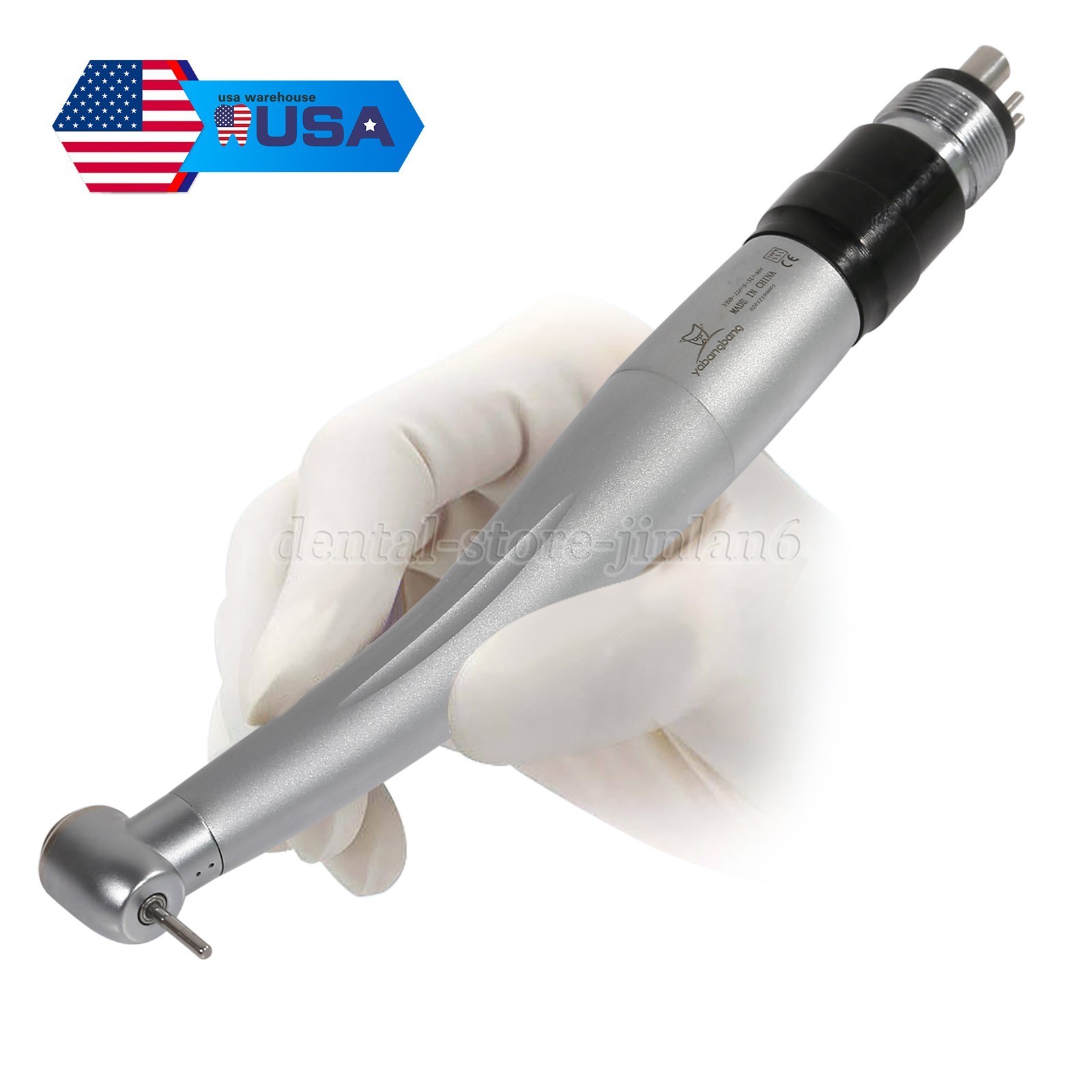 10 Pcs NSK Style Dental High Speed Turbine Handpiece+4 Hole Quick Coupling YBNK4