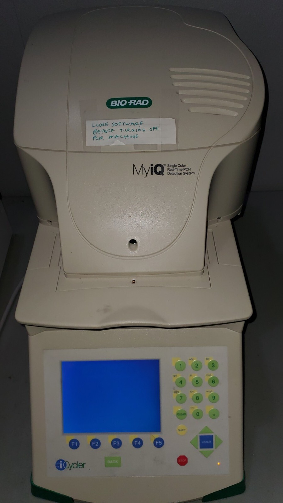 BIO RAD MyiQ Single Color Real-Time PCR Detection System