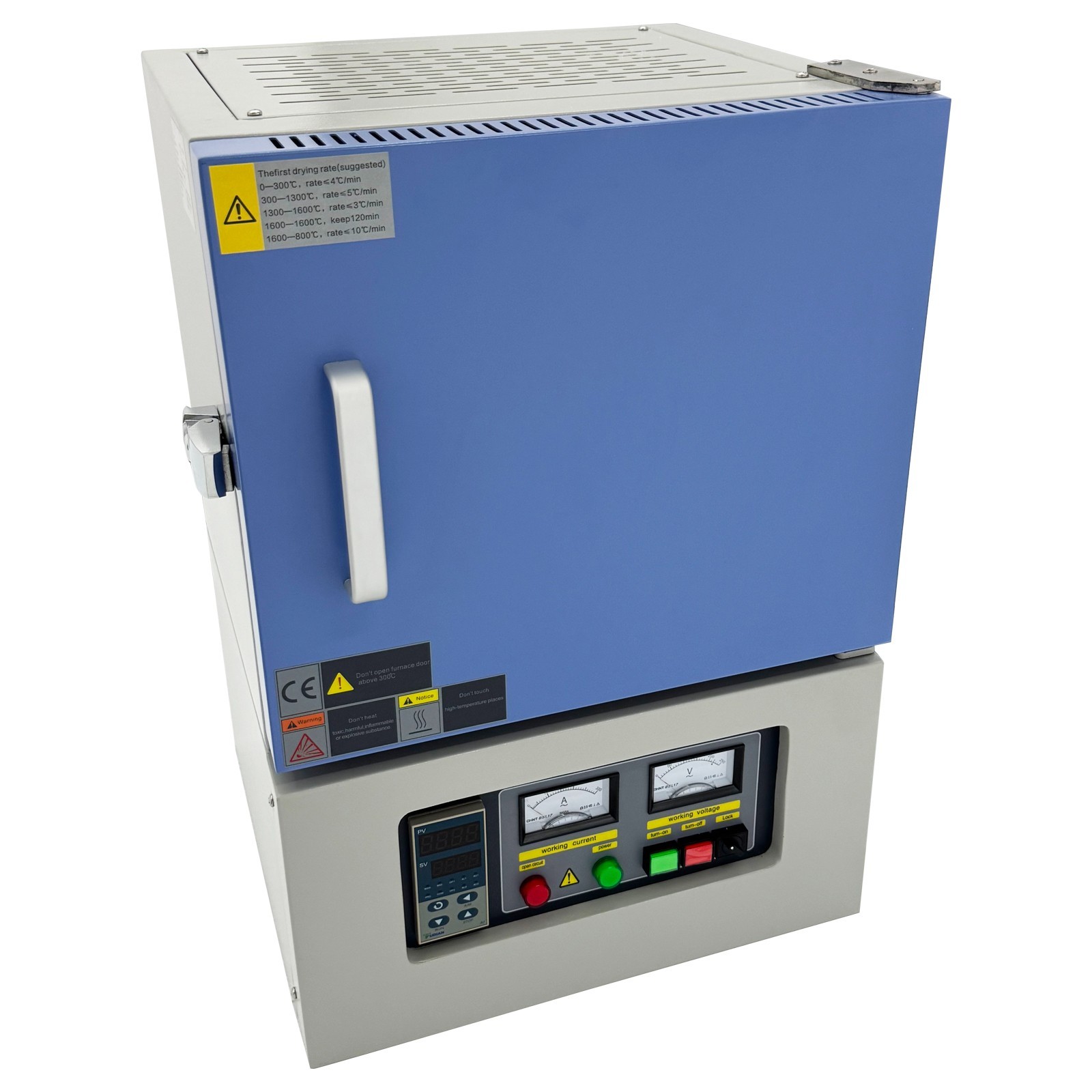 Programmable Muffle Furnace for Lab Sintering Hi-temp Resistance Furnace 110V