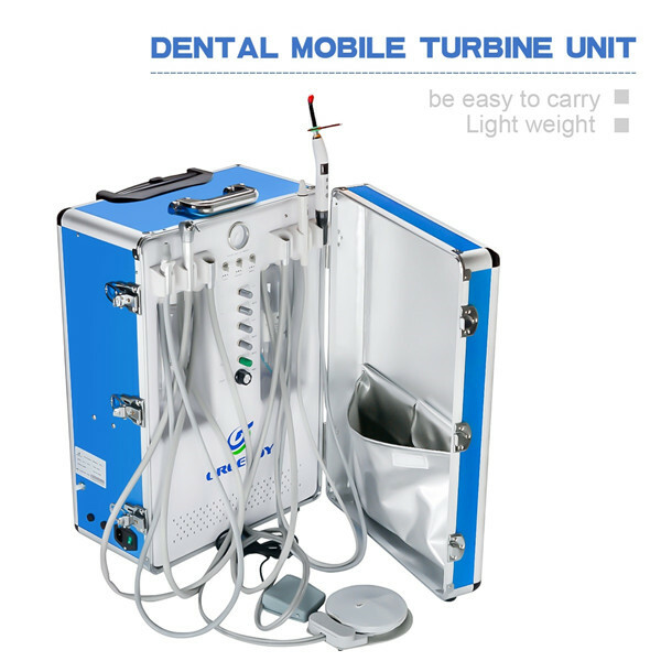 Greeloy 600W GU-P206S Dental Unit Air Compressor With Curing light & Scaler 4H