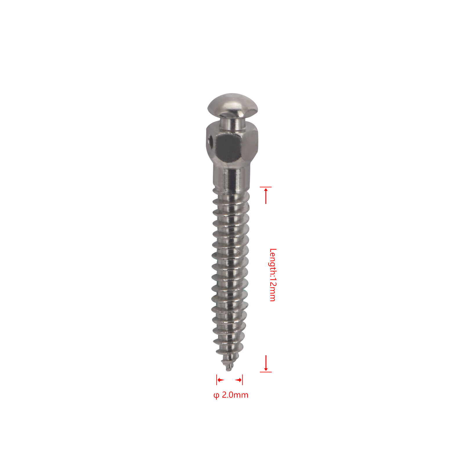 Dental Orthodontic Micro Implants Mini Screw Self-Drilling 10 Sizes & Handle R