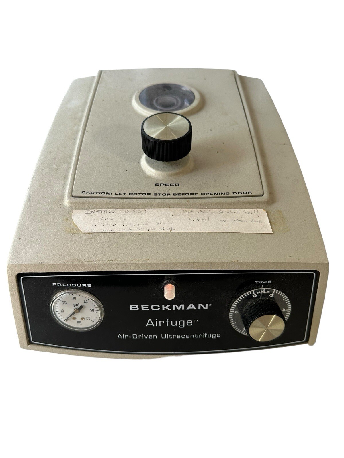 Beckman Coulter Airfuge 350624 Air Driven Ultracentrifuge