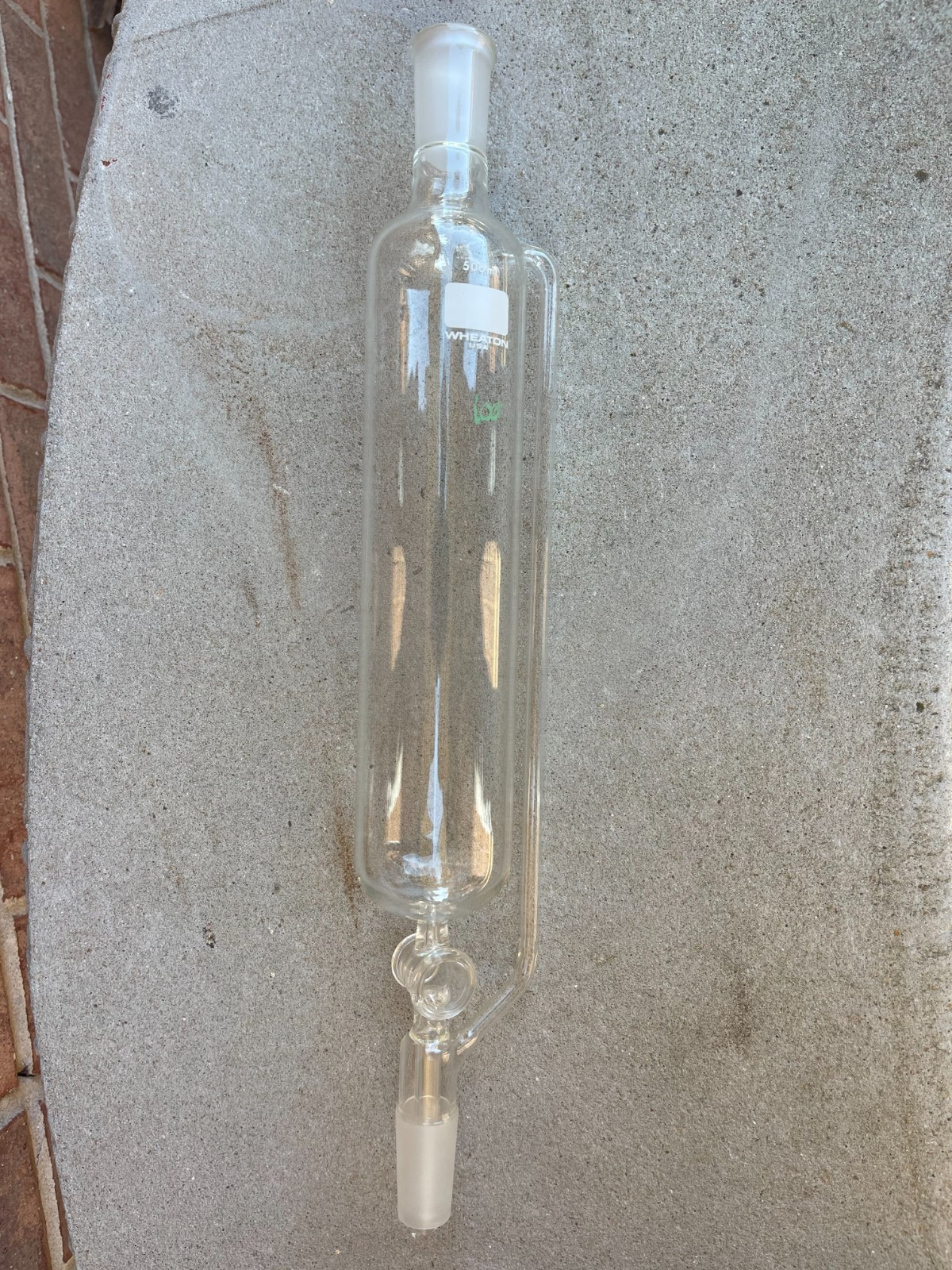 Vintage Wheaton USA 500ML Glass Scientific Funnel-Great Punk Art Decorative Item