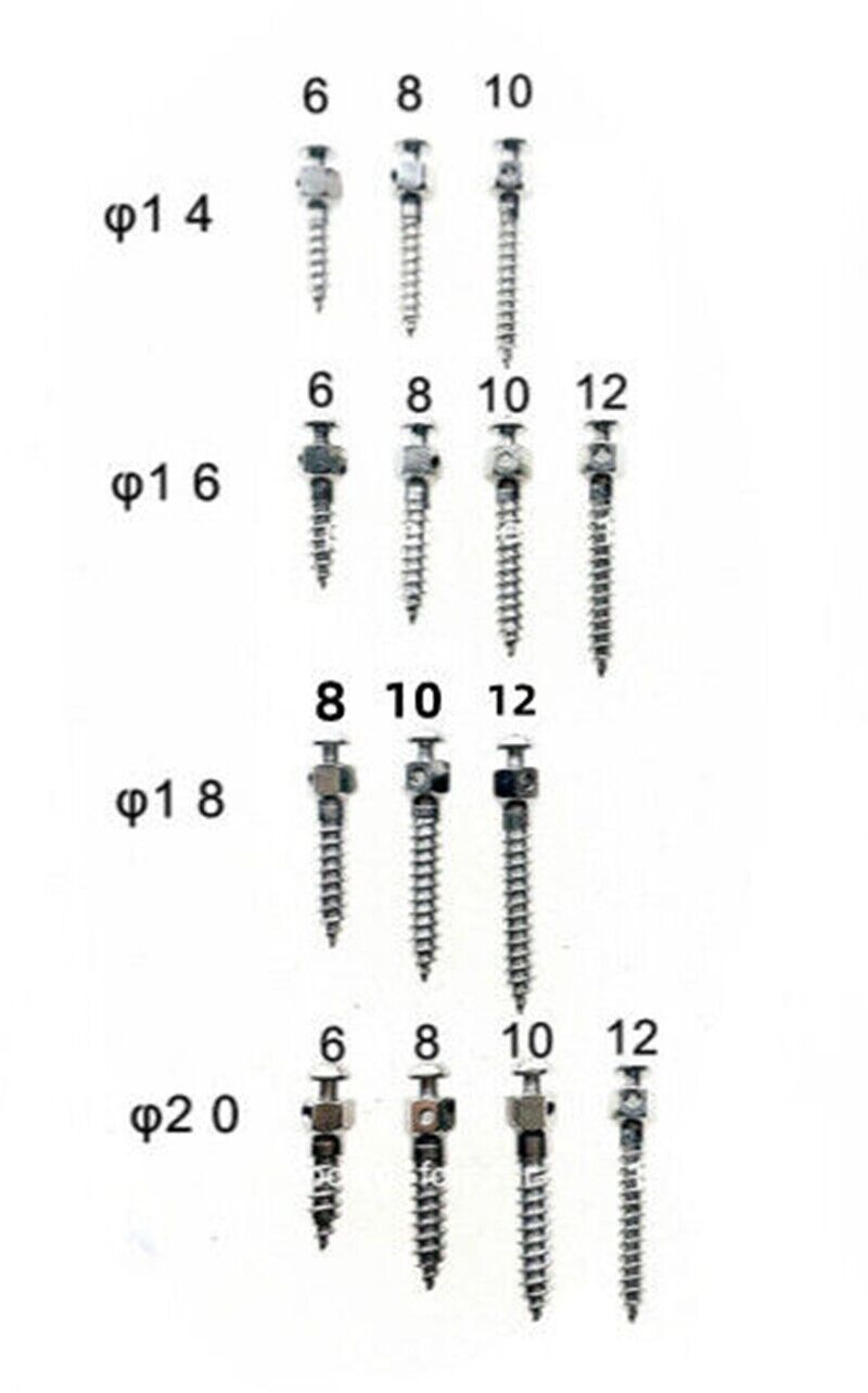 Dental Orthodontic Micro Implants Mini Screw Self-Drilling 1.4/1.6/1.8/2.0mm