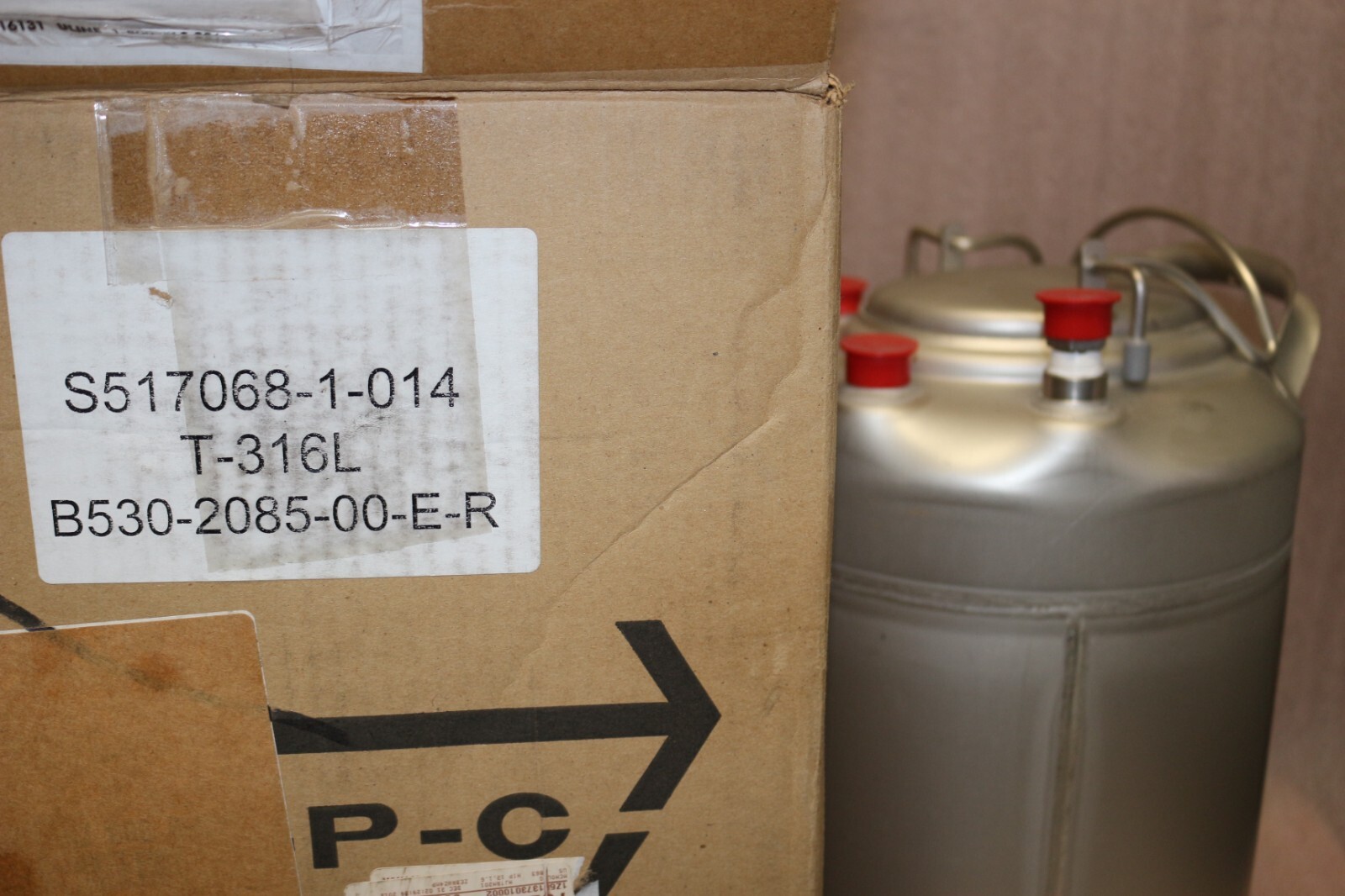 Alloy Product APC 74-03 T-316L Stainless Steel Skirt Vessel, B530-2085-00-E-R