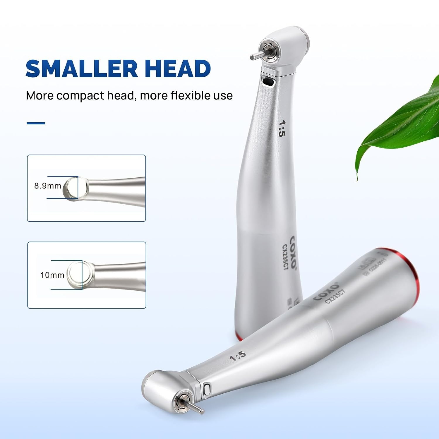 COXO CX235C7 Mini Head Speed Increasing Electric Handpiece 1:5 Contra Angle C7-4
