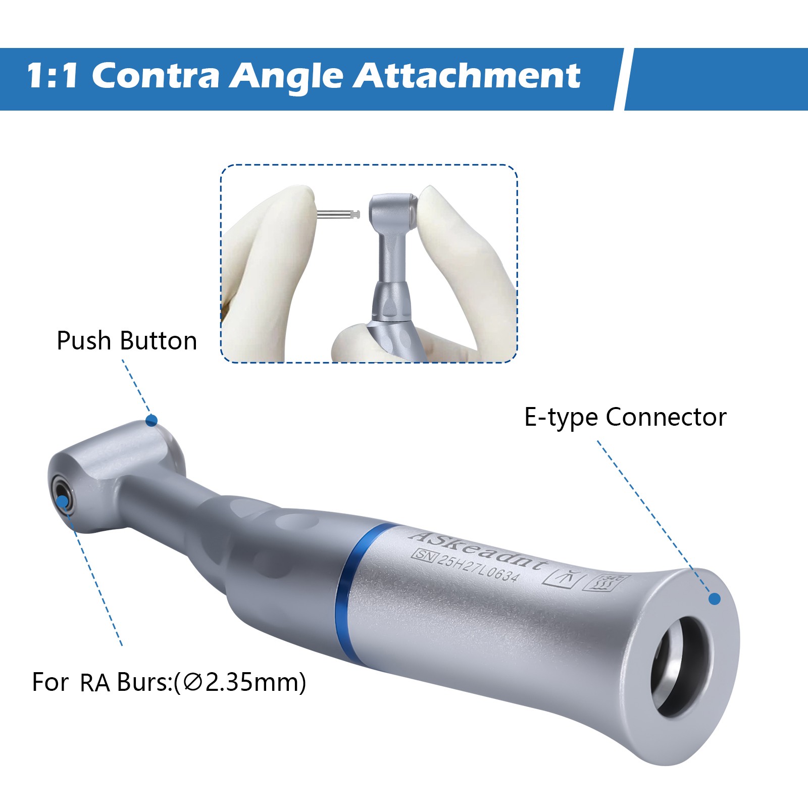 Dental Universal Implant Instrument Prosthetic Restoration Hand Driver Tool Kit