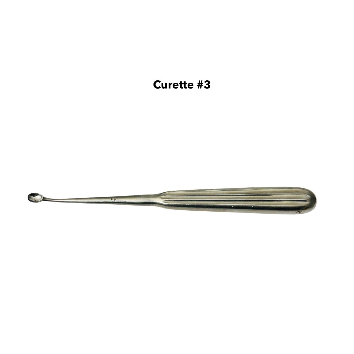 Miltex Oval Spoon Curette #3 Size Stainless steel 6 Inch Instrument