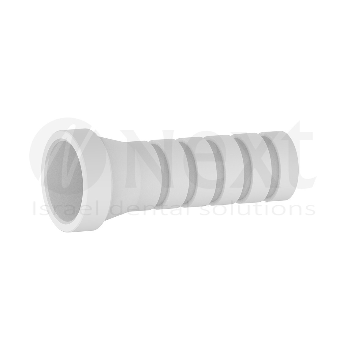 LOTx10 Straight Multi Unit 1 mm plastic sleeve screw abutment