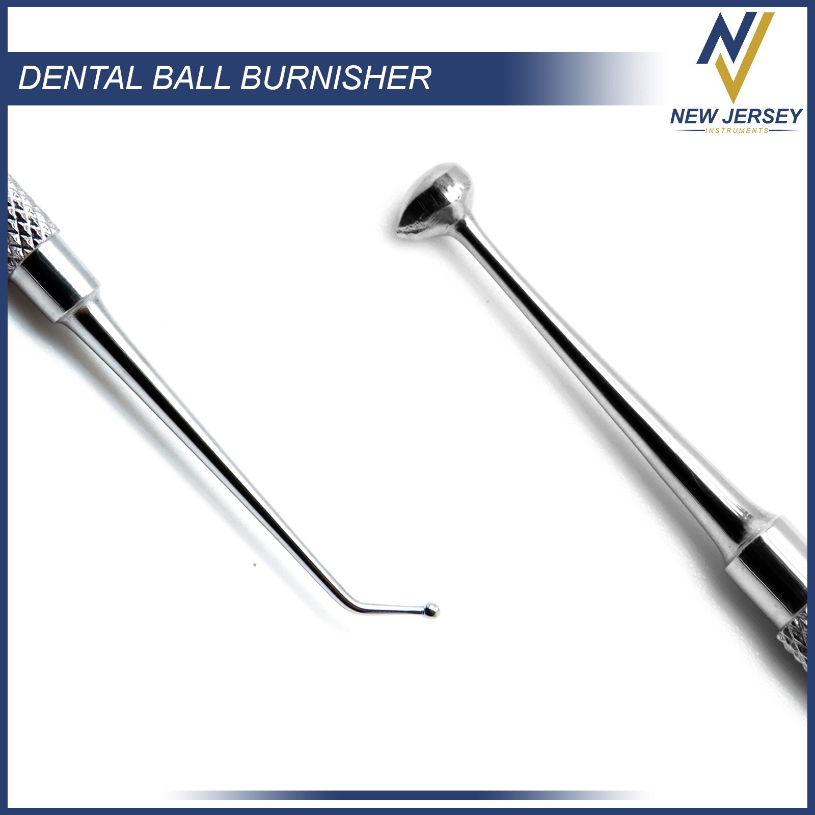 Dental Restorative Foot Ball Burnisher Composite Cavity Filling Instruments New