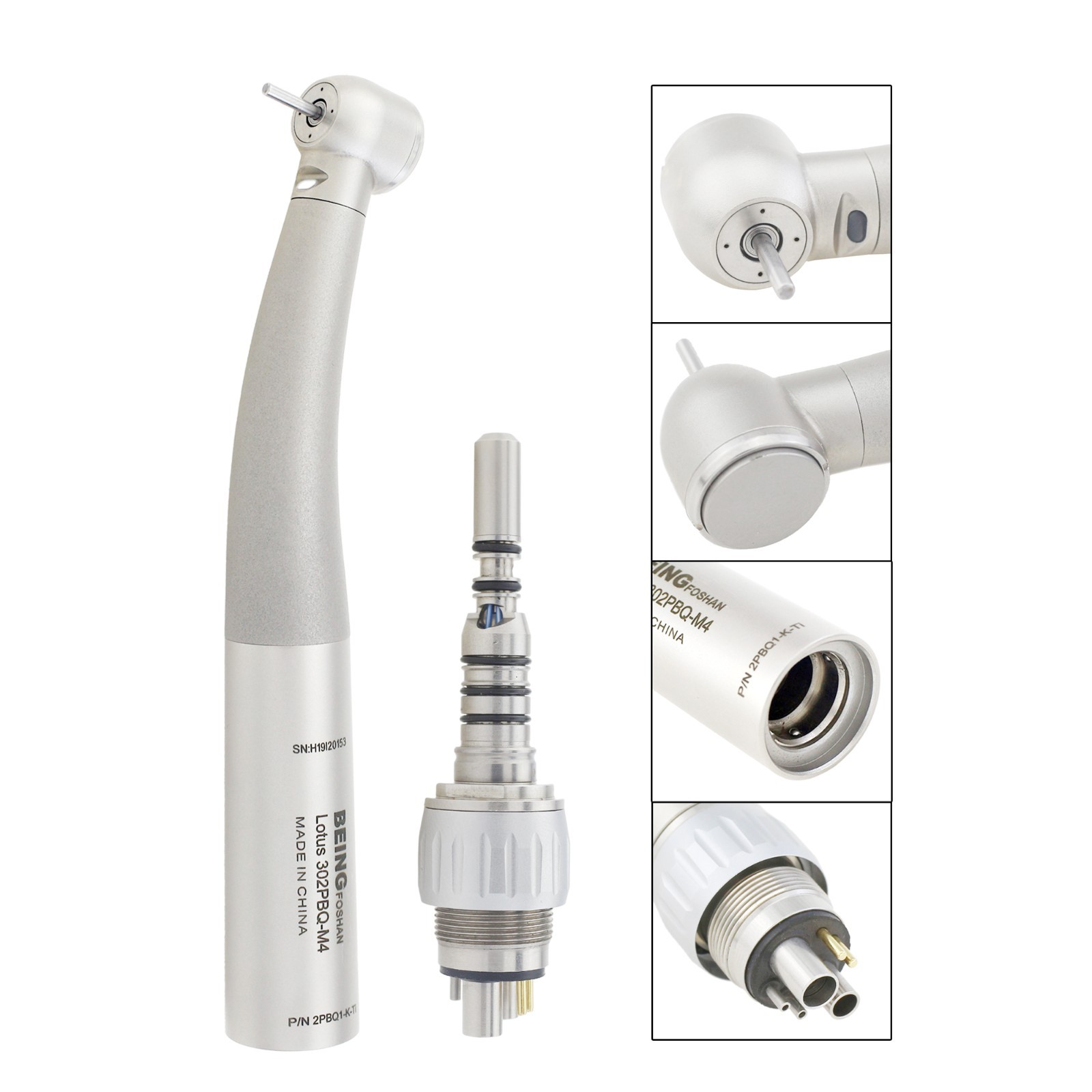 BEING High Speed Handpiece Fiber Optic Surgical 45° Angle KaVo Multiflex Coupler