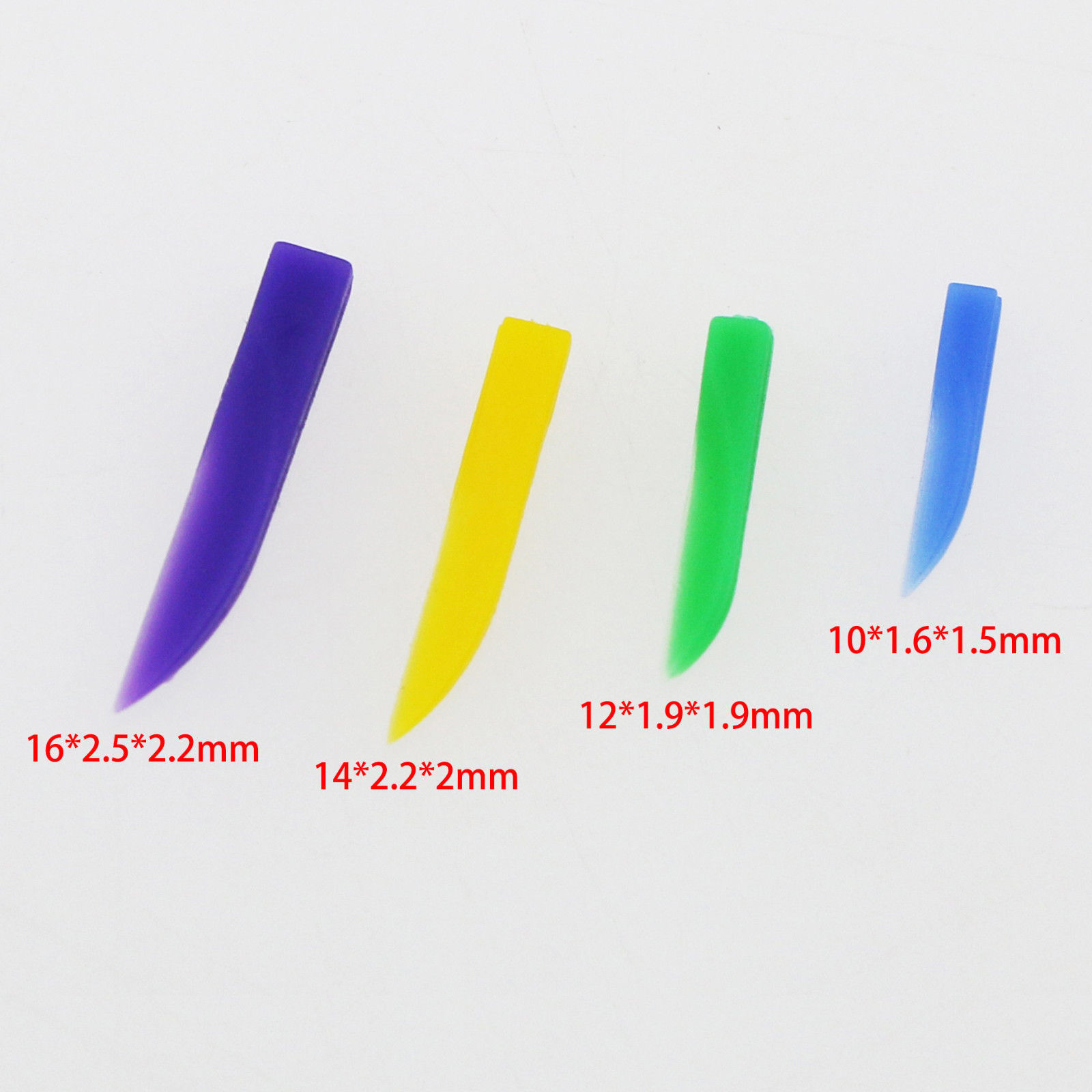 100 Pcs Dental Disposable Plastic Diastema Wedges Small/Middle/Large Denture