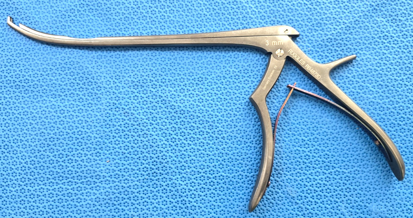 Ruggles Redmond RB4873D Stealth Kerrison Rongeurs 3mm Up 8″ x40 Degree Angled