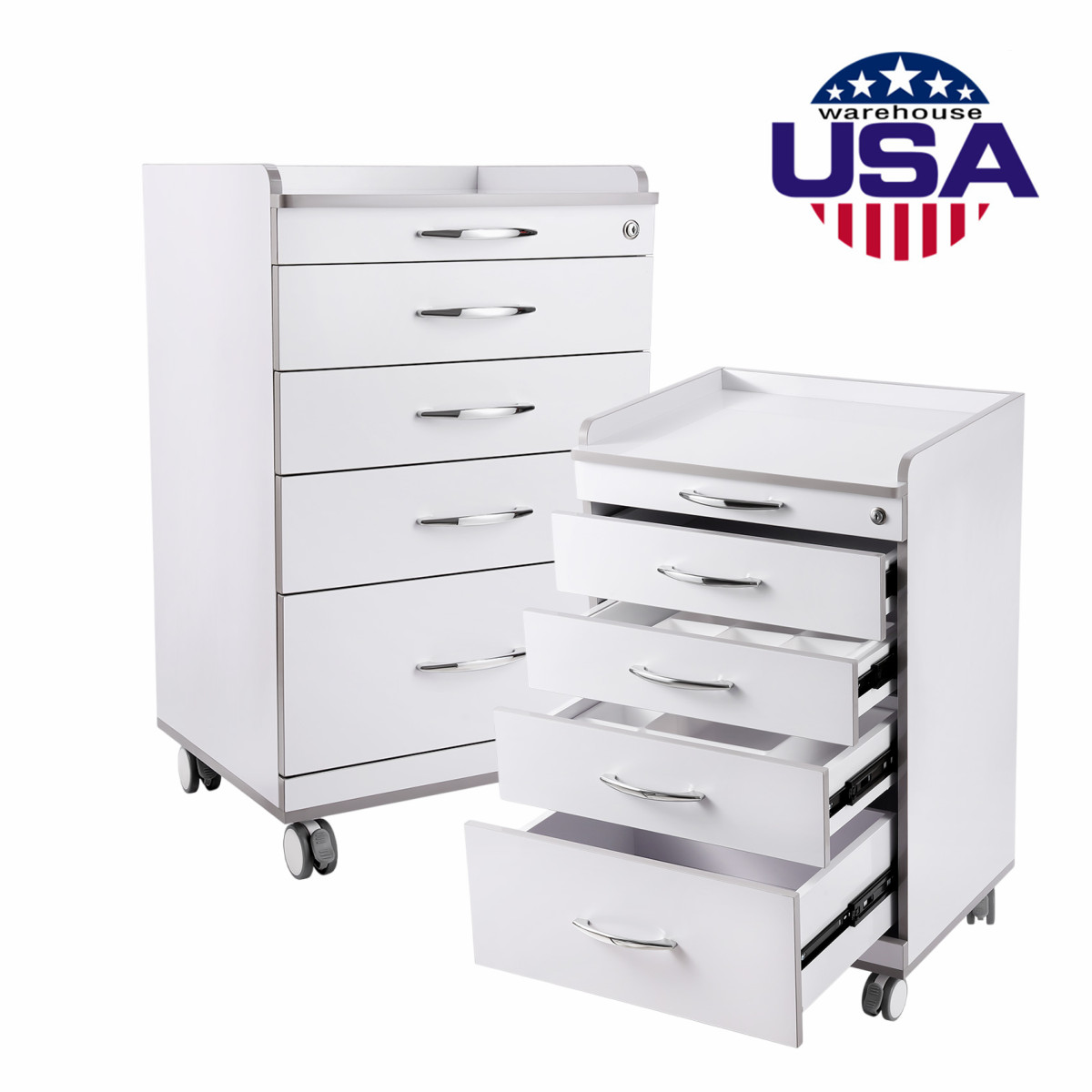 22L Dental Class B Autoclaves Steam Sterilizers built-in Printer/Storage Cabinet