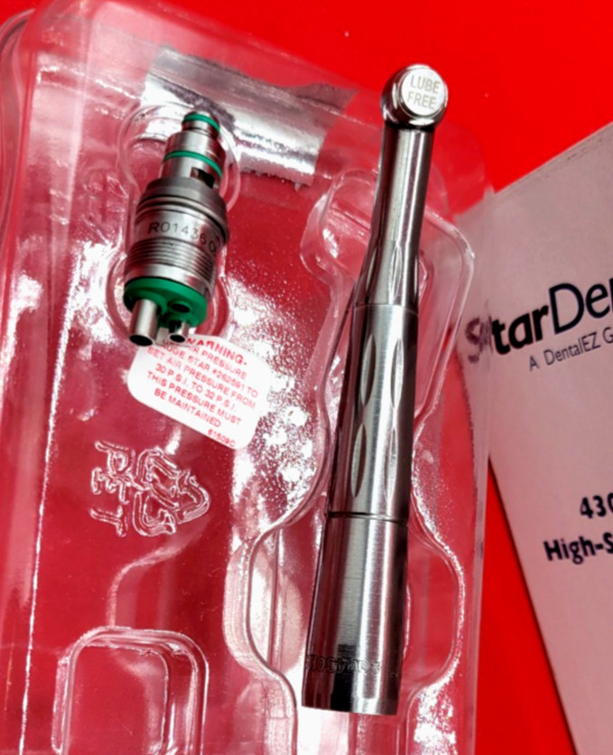 DENTAL HANDPIECE/STAR 430K SW “LUBE FREE” & SWIVEL-NEW LF TURBINE-Ships FREE